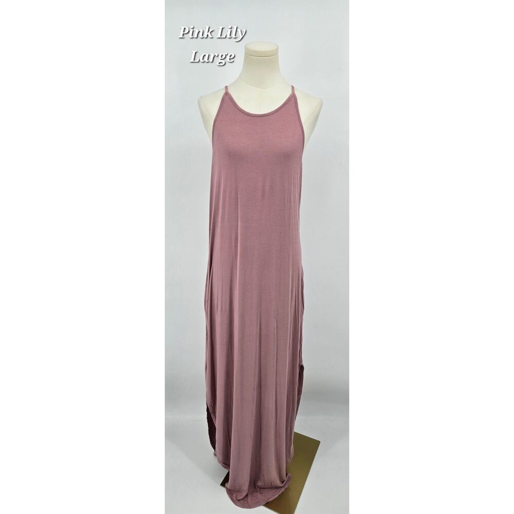 Pink Lily Mauve Maxi Dress – Size Large